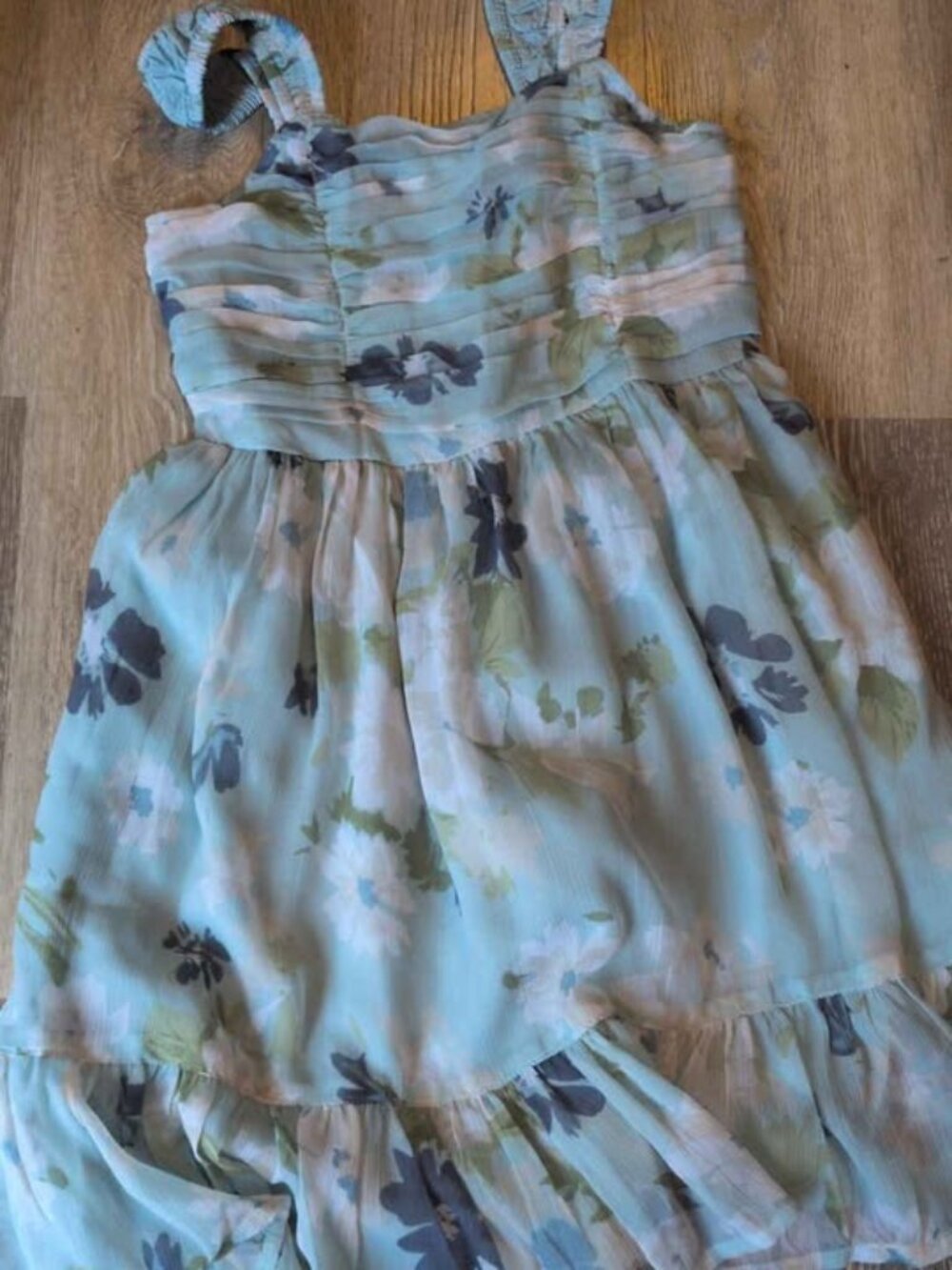 Abercrombie Kids Floral Ruffle Dress Size 7/8